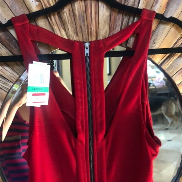 Mark Anthony red dress new! Large - Picture 6 of 8
